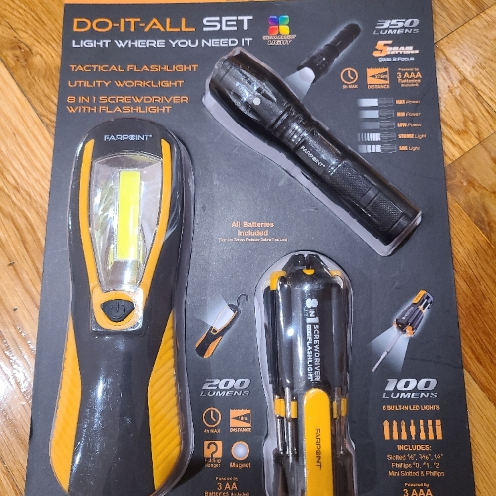 ✨️ Farpoint Do-It-All Set - Black and Yellow